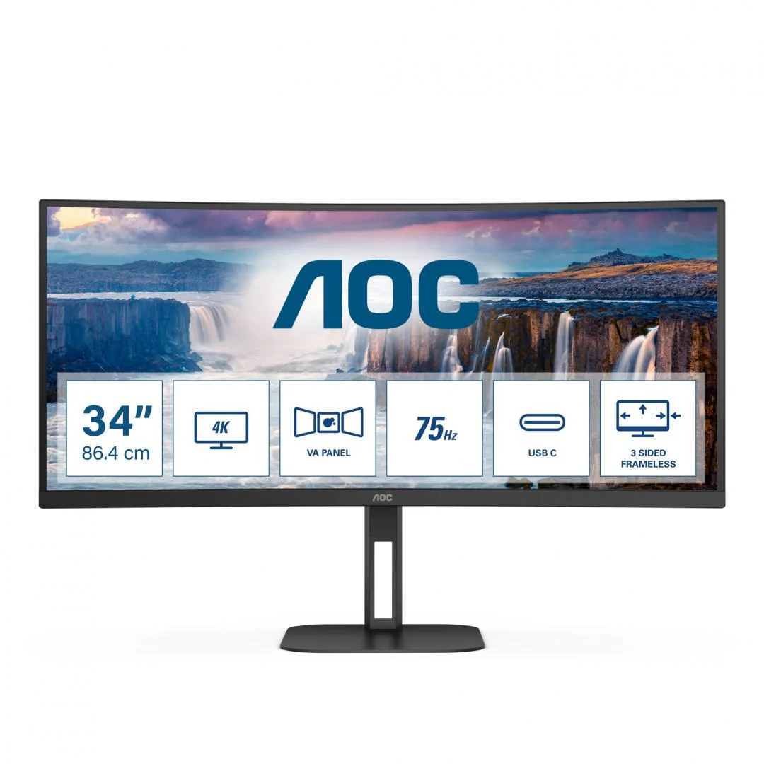 Monitor AOC 34" CU34V5C/BK AOC