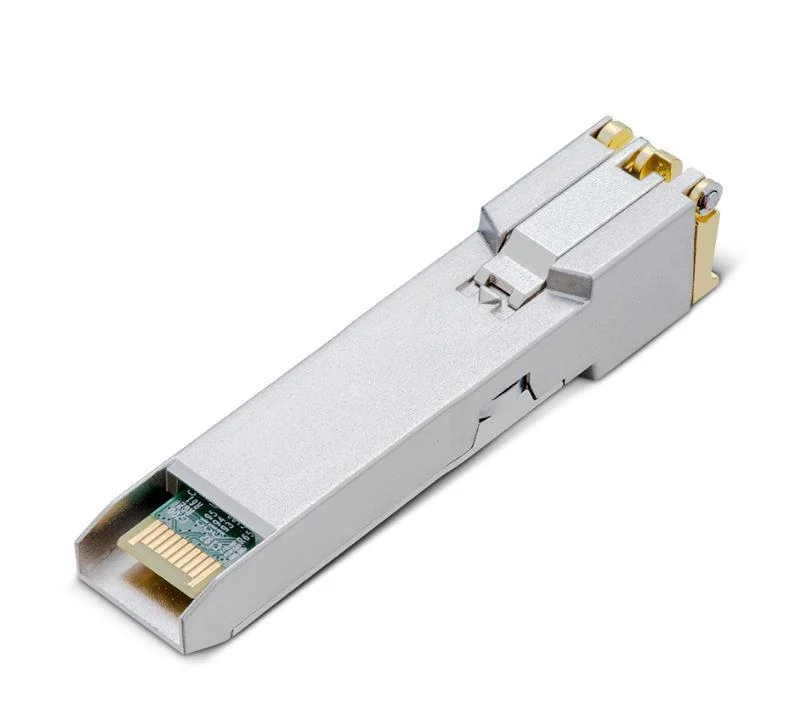 "10GBASE-T RJ45 SFP+ Module SPEC: 10Gbps RJ45 Copper Transceiver, Plug and Play with SFP+ Slot, Support DDM (Temperature and Voltage), Up to 30 m Distance (Cat6a or above)"
