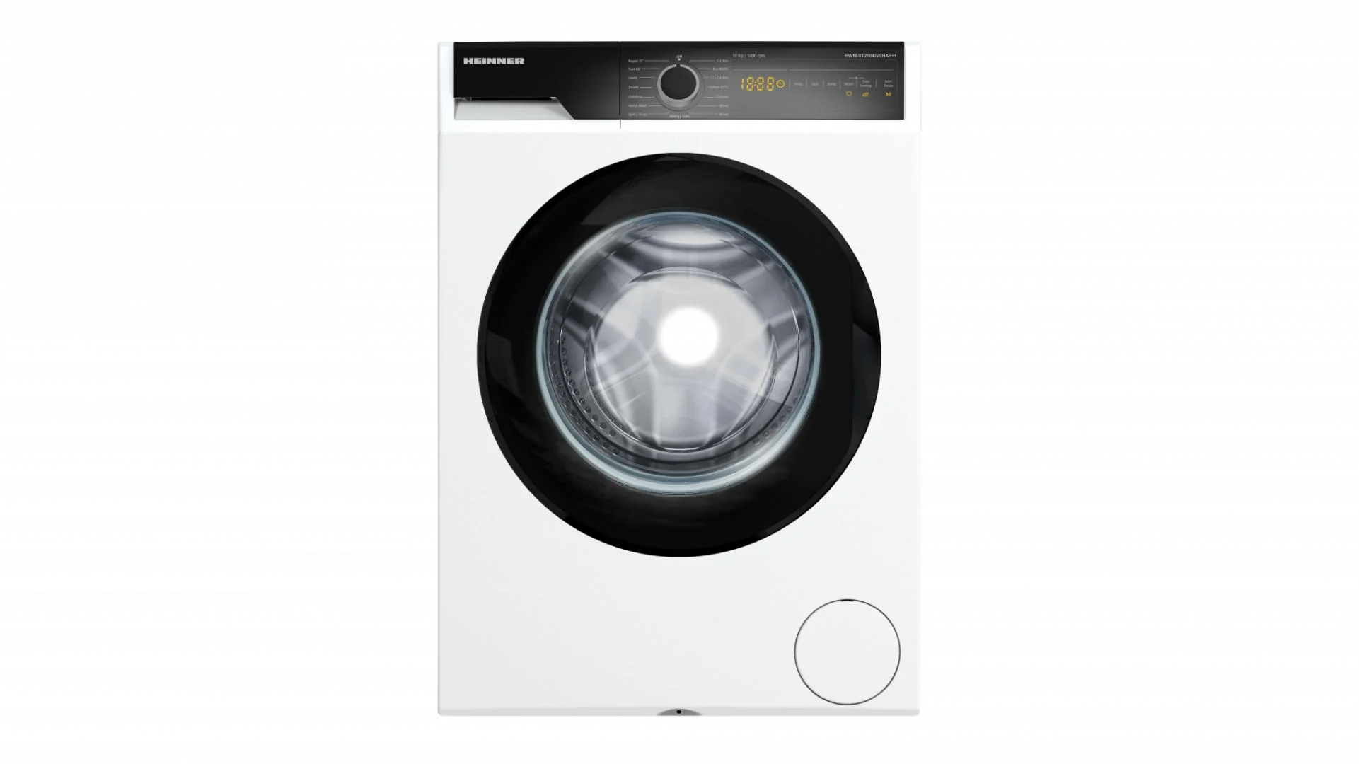 Masina de spalat rufe HEINNER HWM-VT2104IVCHA+++, 10 kg, 1400 rpm, Clasa: A, Alb
