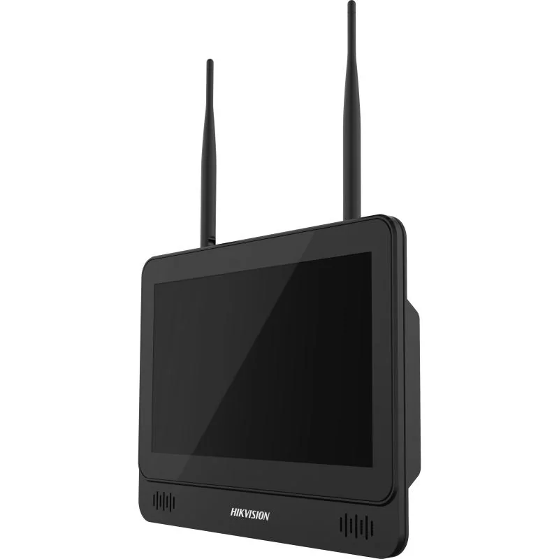 NVR Hikvison WI-FI 4 Canale DS-7604NI-L1/W,1 SATA interface, Up to 6 TB capacity for each disk, 1, RJ45 100M Ethernet interface, Rear panel: 2 × USB 2.0,  2*2MIMO. External antennas. PA and LNA modules are supported,HDMI/VGA output at up to 1920 × 1080