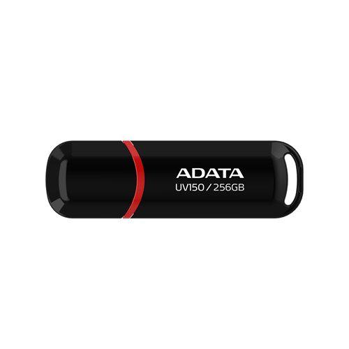Memorie USB Flash Drive Adata 256GB, UV150, USB3.2, Negru | Altamag.ro