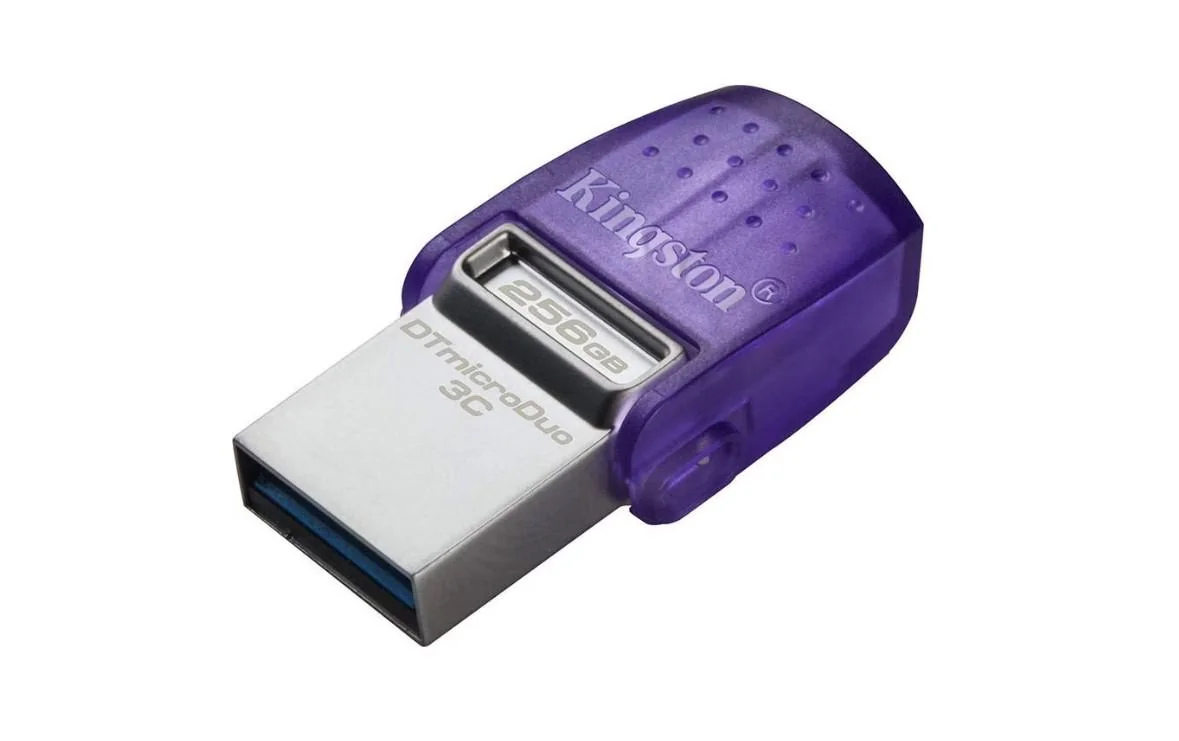 Memorie USB Flash Drive Kingston 256GB DT MicroDuo, USB 3.0, micro USB 3C Kingston