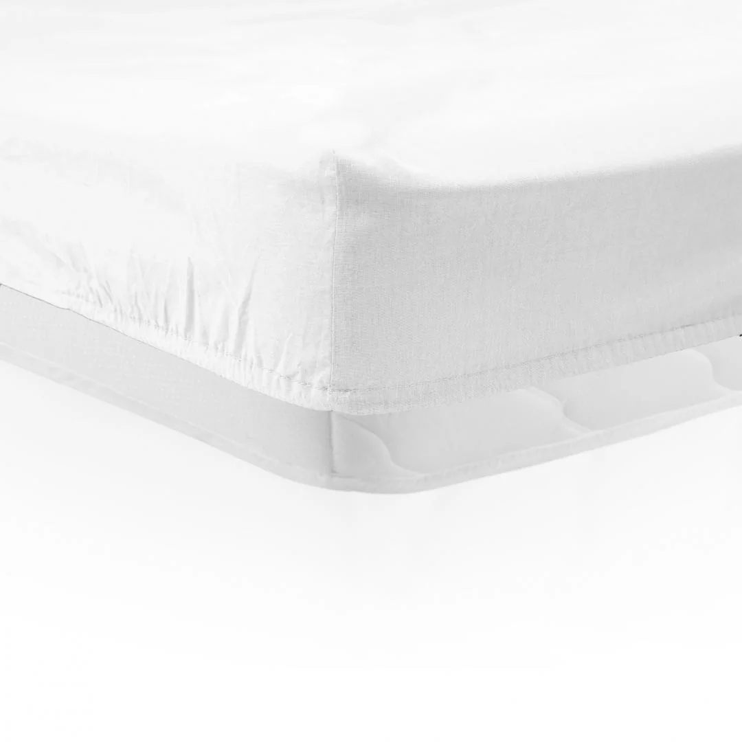 CEARCEAF PAT CU ELASTIC 90X200 CM ALB Heinner