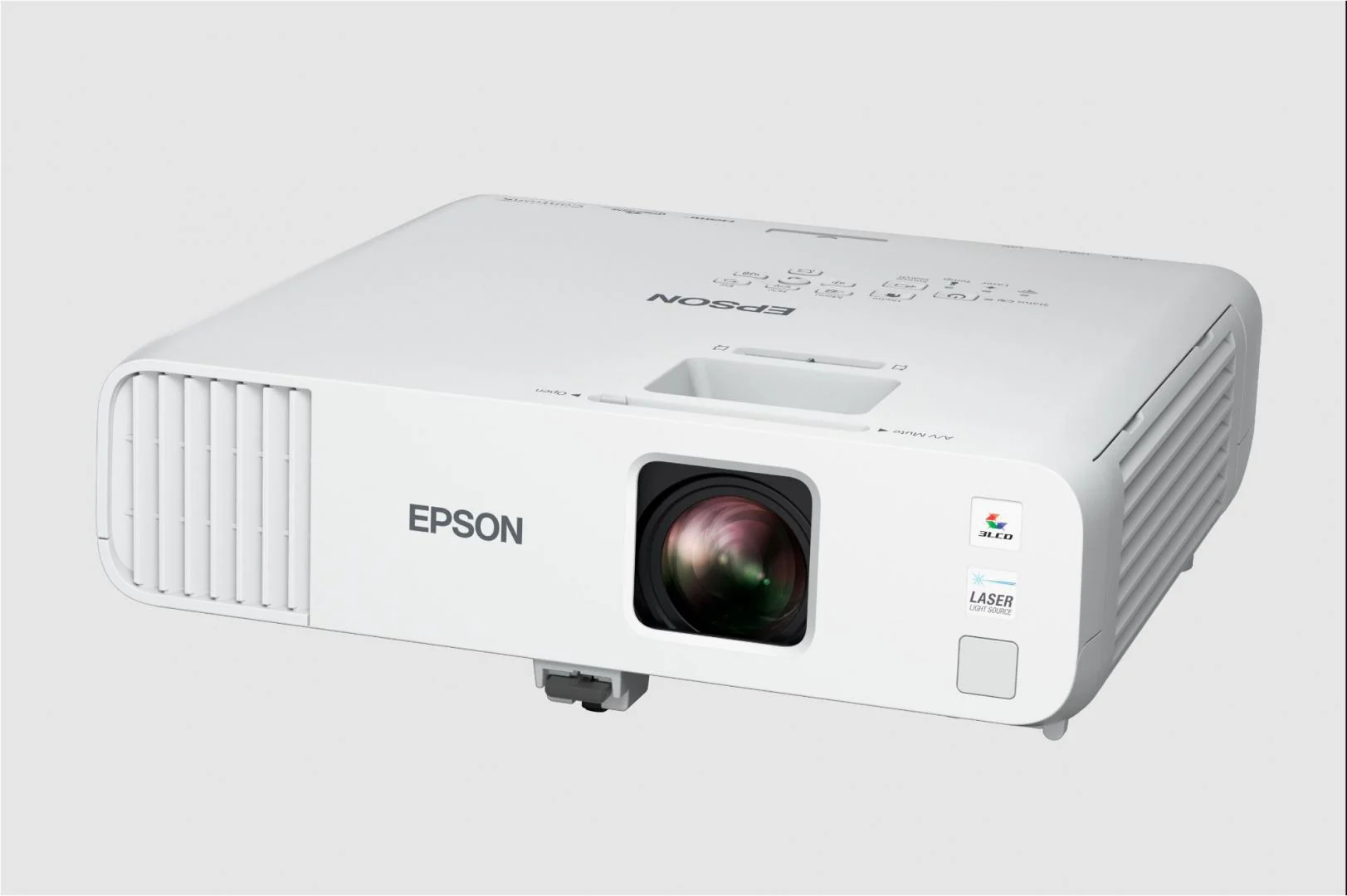 Proiector EPSON EB-L260F, 3LCD, RGB, 4600 lumeni, FHD 1080p, 16:9, Cpontrast:2.500.000:1, lampa 20.000 ore/ 30.000 ore Eco mode, dimensiune imagine: 31"-310", Interfata: USB 2.0-A, USB 2.0, RS-232C, Ethernet interface (100 Base-TX / 10 Base-T), Wi-Fi