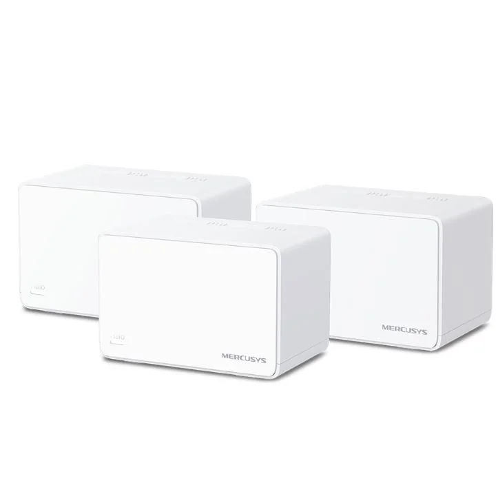 Mercusys AX3000 Whole Home Wi-Fi system HALO H80X(3-PACK),wi-fi 6 Dual-Band, Standarde Wireless: IEEE 802.11ax/ac/n/a 5 GHz, IEEE 802.11ax/n/b/g 2.4 GHz, viteza wireless: 2402 Mbps on 5 GHz, 574 Mbps on 2.4 GHz, Securitate wireless: