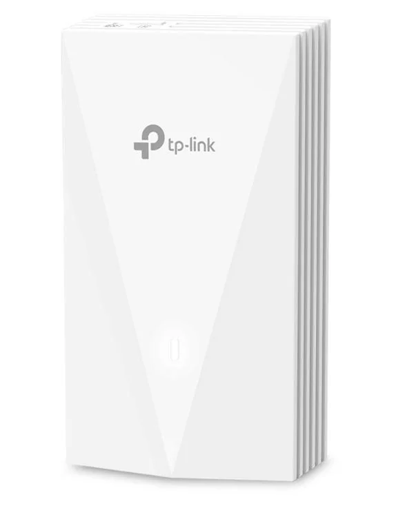 TP-Link Wireless Access Point EAP655-WALL, AX3000 Wireless Dual Band Indoor, 802.3af/at PoE, viteza transfer: 5 GHz 2402 Mbps, 2.4 GHz 574 Mbps, Interfata: Uplink: 1Γ 10/100/1000, Downlink: 3Γ 10/100/1000, dimensiuni: 143 Γ 86 Γ 42.6 mm.