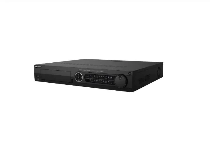DVR TURBO HD 16 canale Hikvision IDS-7316HQHI-M4/S 16-ch IP camera inputs and 4 SATA interfaces, H.265 Pro+/H.265 Pro/H.265/H.264+/H.264 video compression, 1080p@15 fps encoding capability, HDTVI/AHD/CVI/CVBS/IP video inputs, POS triggered recording and