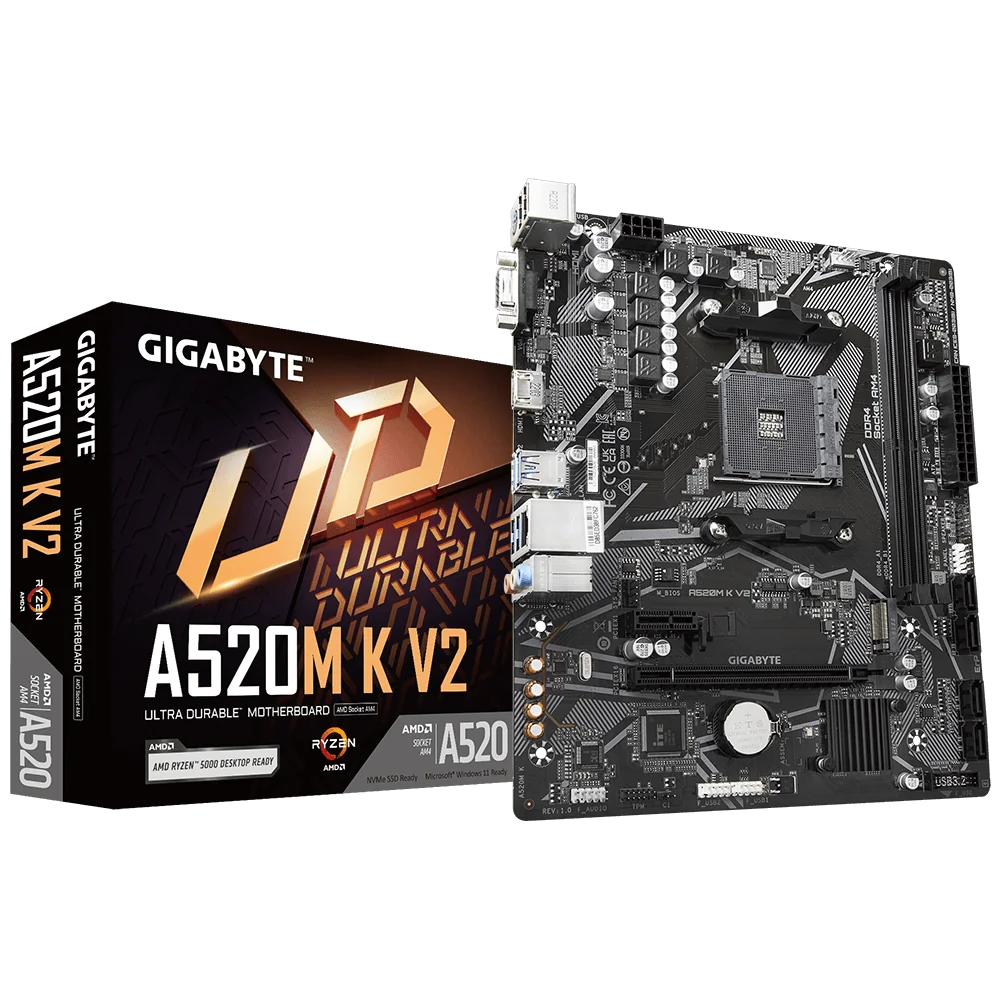 Placa de bază Gigabyte A520M K V2 AM4 Gigabyte