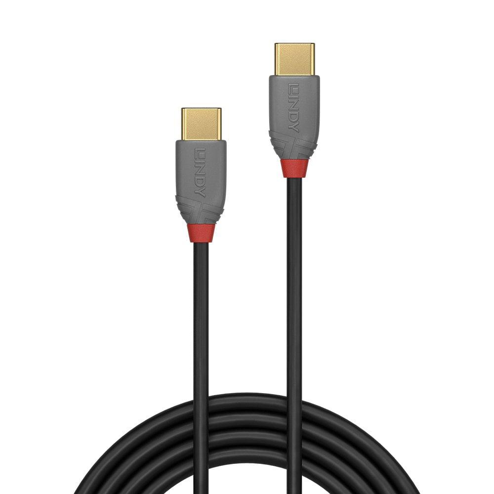 Cablu Lindy 2m USB 2.0 Type-C, Anthra Line | Altamag.ro