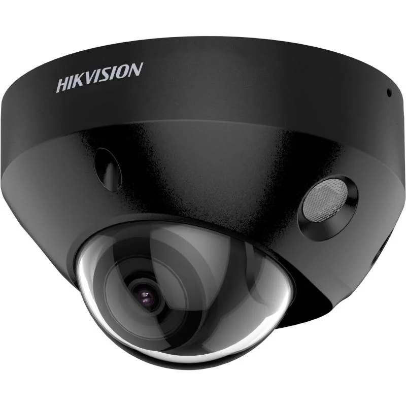 Camera supraveghere Hikvision Mini Dome DS-2CD2547G2-LS(2.8mm)(C) (BLACK), 4MP, WDR 130dB,24/7 colorful imaging, 1/1.8" Progressive Scan CMOS, IR 30M, 1 RJ45 10 M/100 M self-adaptive Ethernet port,Built-in memory card slot, support microSD card, up to
