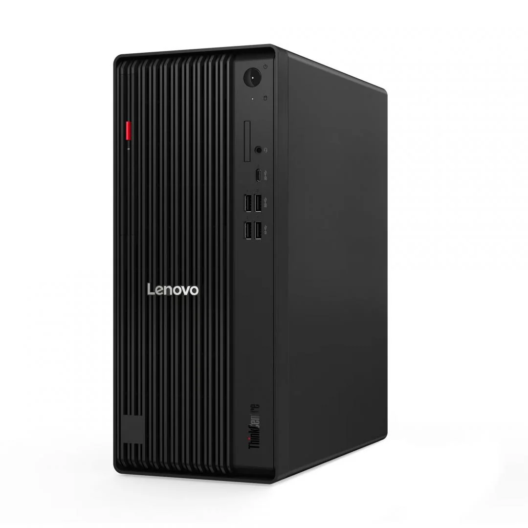 Desktop Lenovo ThinkCentre M70t Gen 6 Tower, Intel Core Ultra 5 235 vPro Processor (E-cores up to 4.40 GHz P-cores up to 5.00 GHz), RAM 1x 16GB UDIMM DDR5-5600, SSD 1 TB SSD M.2 2280 PCIe Gen4 TLC Opal, Video: NVIDIA® GeForce RTX™ 5050 8GB GDDR6, Optic: