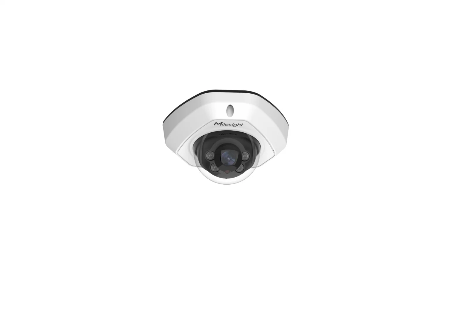 Camera supraveghere Milesight AI Vandal-proof Mini Dome MS-C8173-PD (2.8mm), 8MP, Senzor: 1/2.8" Progressive Scan CMOS; Rezolutie: 3840*2160 @30fps; Iluminare Color: 0.012Lux@F1.6B/W: 0 Lux with IR on; Lentila 2.8mm ; Distanta IR: 30m, 120dB Super WDR;
