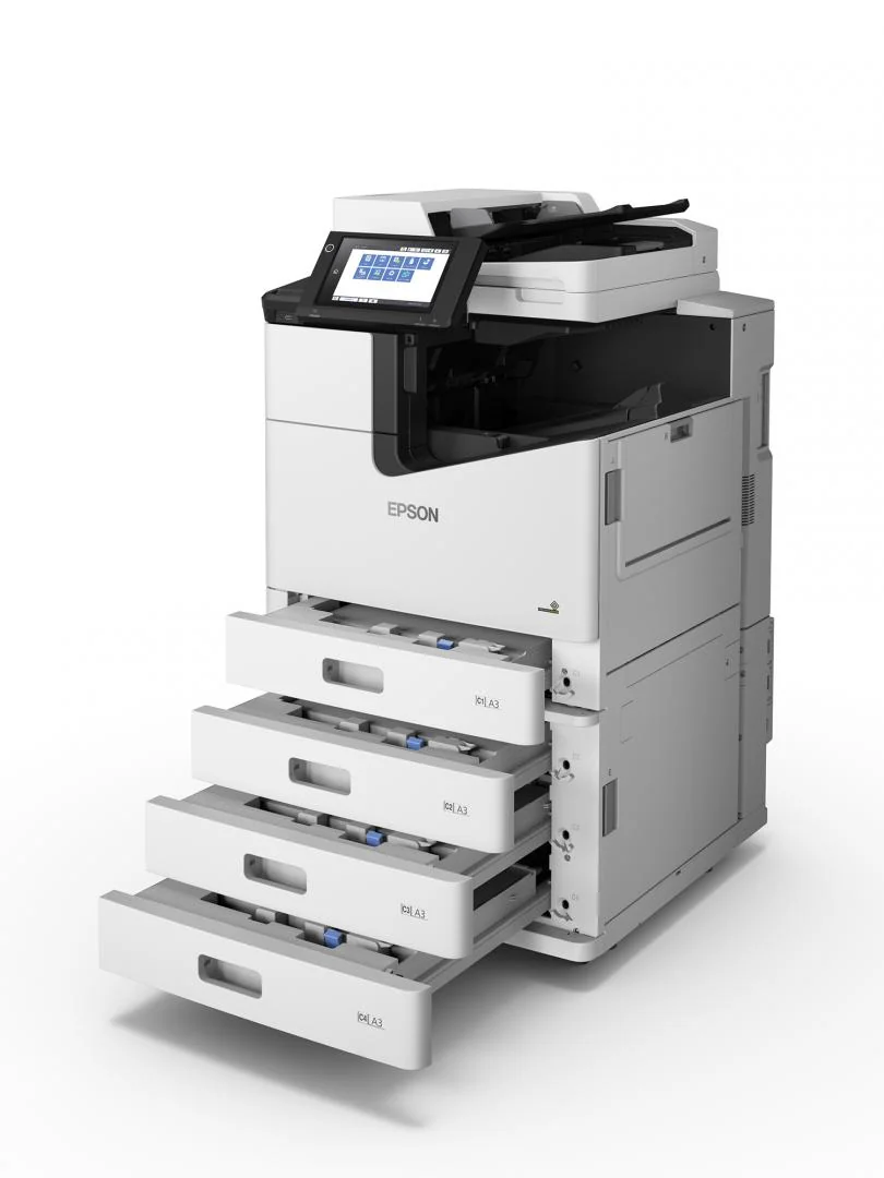 Multifunctional inkjet color Epson WF-C20750 D4TW, dimensiune A3 (Printare, Copiere, Scanare, Fax), duplex, viteza 75ppm alb-negru, 75ppm color, rezolutie 600 X 2400 dpi, limbaj de printare: PCL5c, PCL6, PostScript 3, PDF 1.7, ESC/P, ESC/P-R, PCL5e,