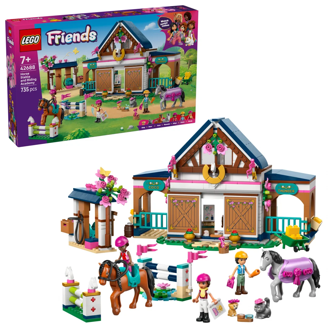 GRAJD DE CAI SI ACADEMIE DE ECHITATIE LEGO42688