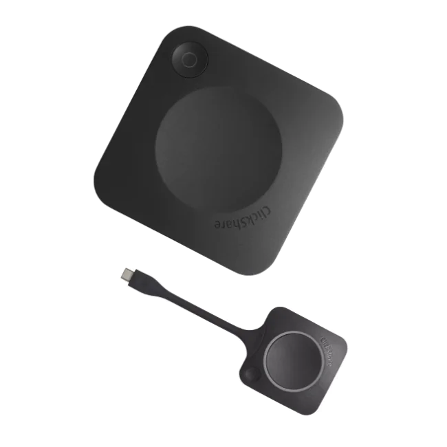 Barco ClickShare C-10 wireless presentation - brings interactive wireless presentation to any meeting space. Content sharing is simple, with just one click on the ClickShare Button (Windows or Mac) or the ClickShare App (laptop, mobile or tablet). Start