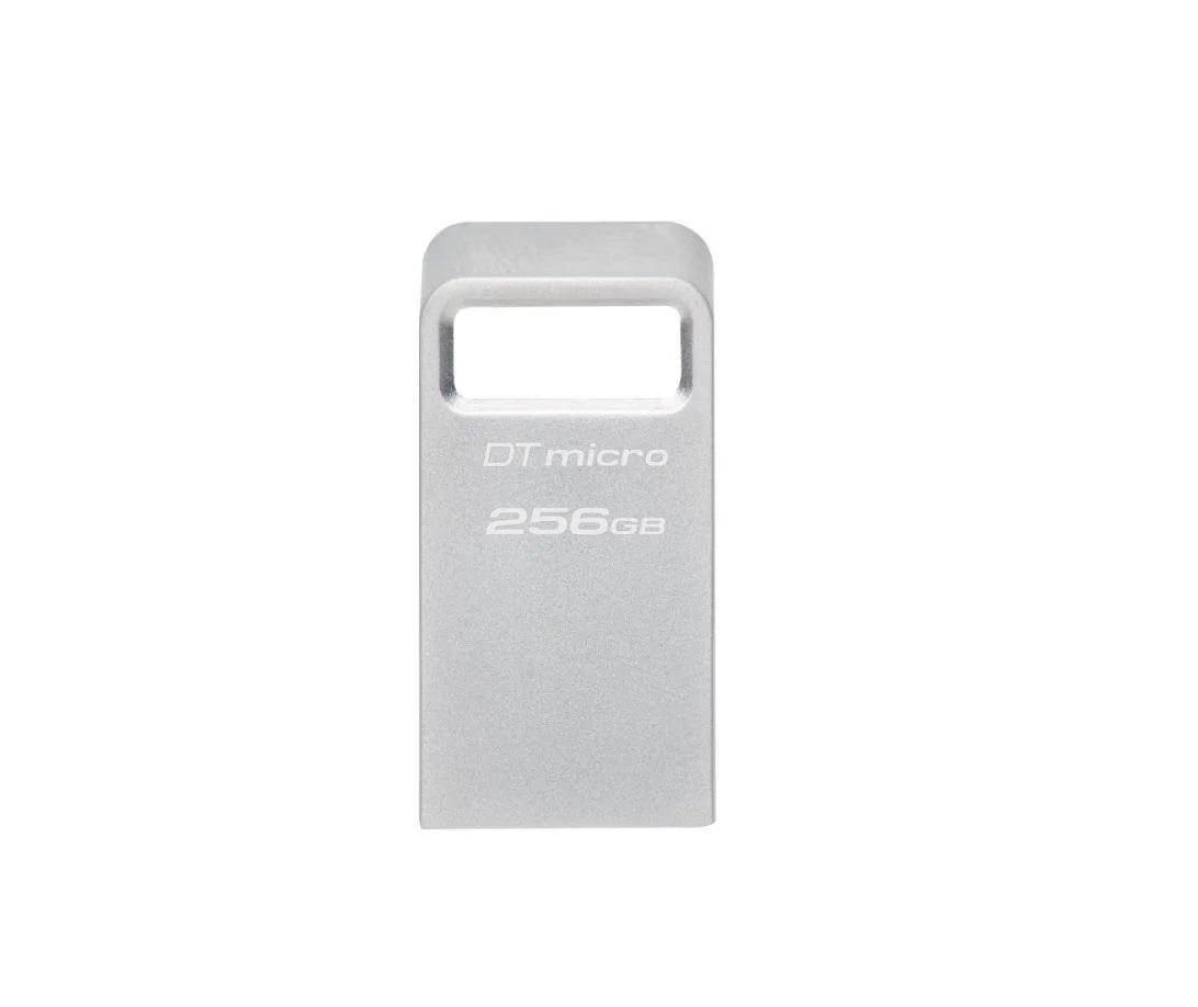 Memorie USB Flash Drive Kingston 256GB Data Traveler Micro, USB 3.2 Gen1, Metalic Kingston