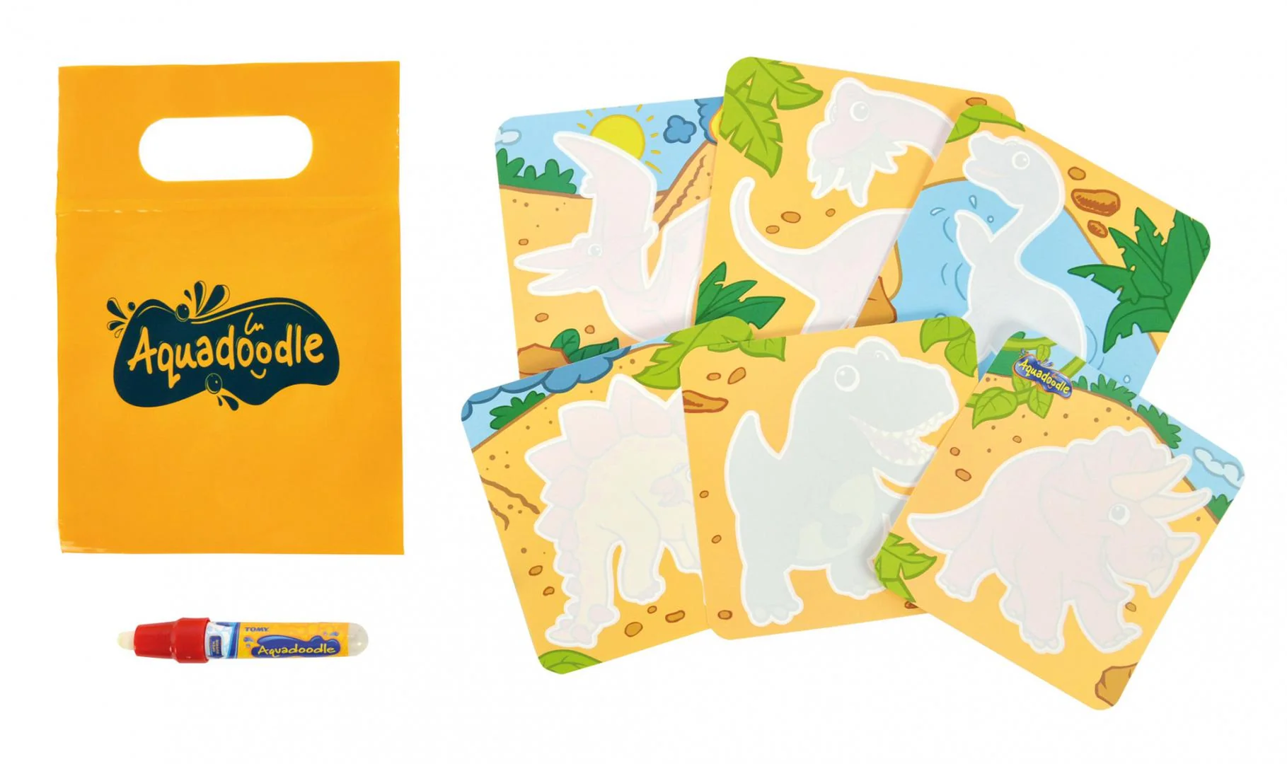 AQUADOODLE- MINI COVORASE, DINO Tomy