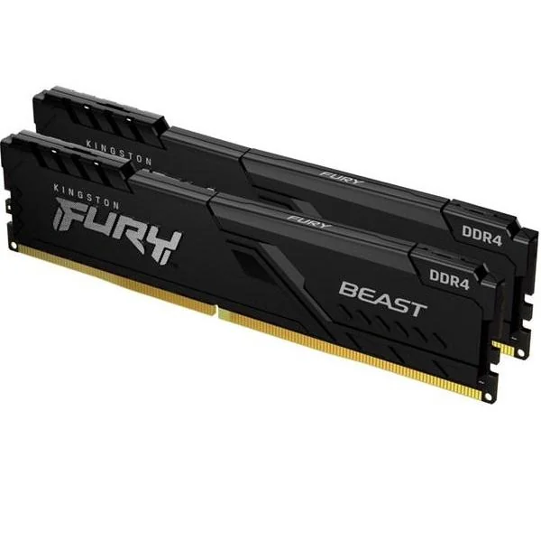 Memorie RAM Kingston DDR4 32GB 3200Mhz CL16 1.35V Dual Channel Kit Fury Beast Black XMP Kingston