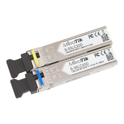 Pereche de module SFP, S-35LC20D + S-53LC20D - Mikrotik S-3553LC20D | Altamag.ro