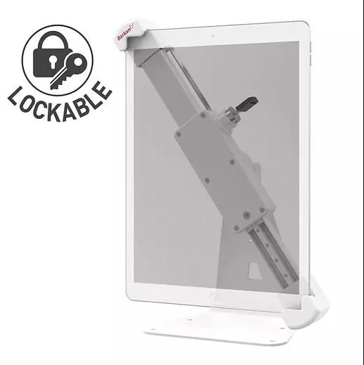 Stand tableta si telefon mobil Barkan T71HL, 7" - 14", Greutate maxima 1.4kg, Culoare: Alb.
