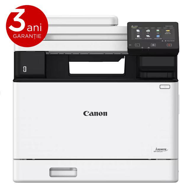 Multifunctional laser color Canon MF754CDW, dimensiune A4(Printare,Copiere, Scanare, Fax), viteza max 33ppm alb-negru si colo