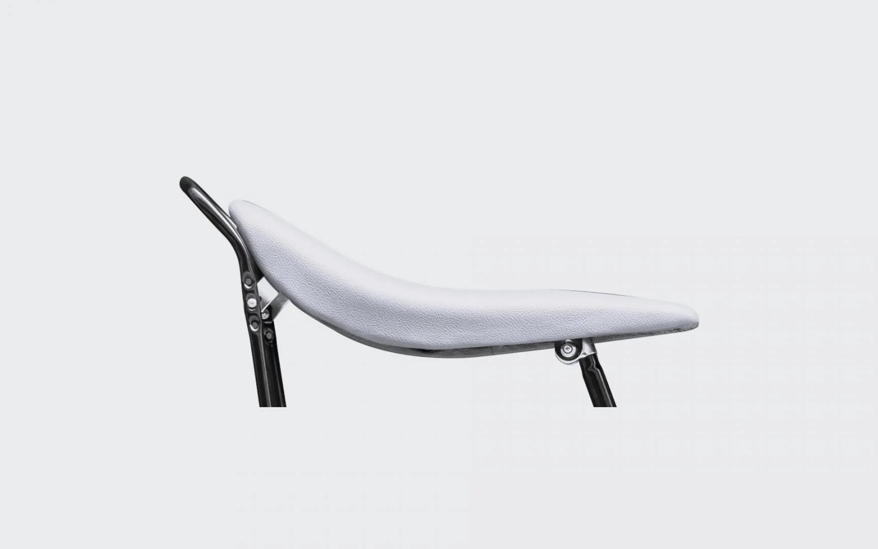 Sa banana Strada Mini, HL-2002, 18-3/4"x5-1/2", Spuma cu desitate mare, Alb Pegas