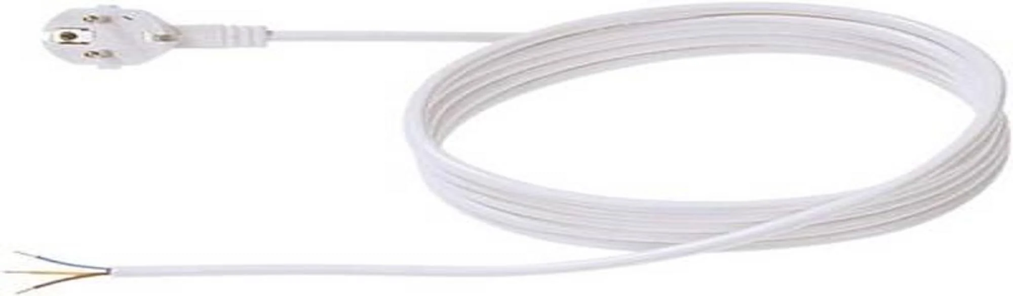 Cordon prelungitor H05VV-F 3G1, 3m, Alb
