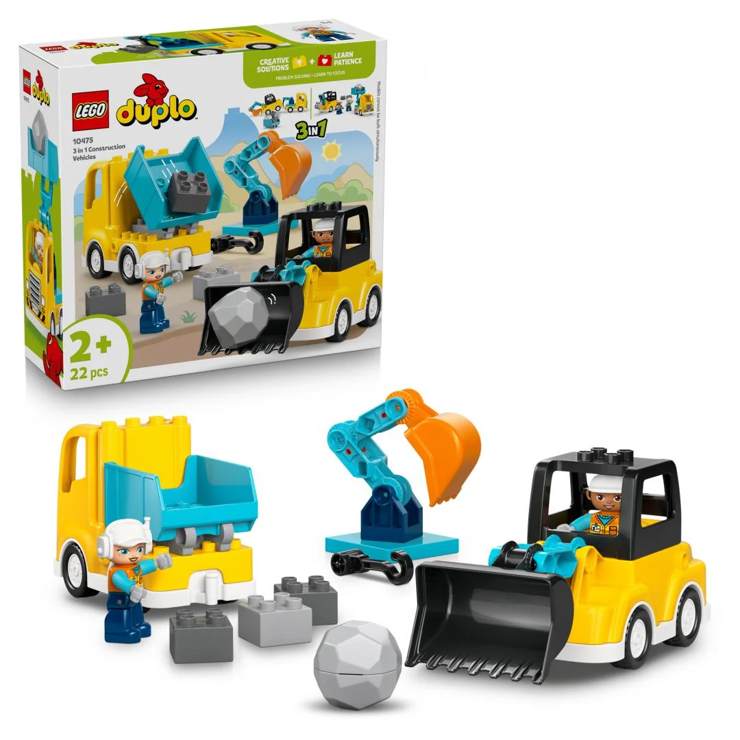 VEHICULE DE CONSTRUCTII 3 IN 1  LEGO10475