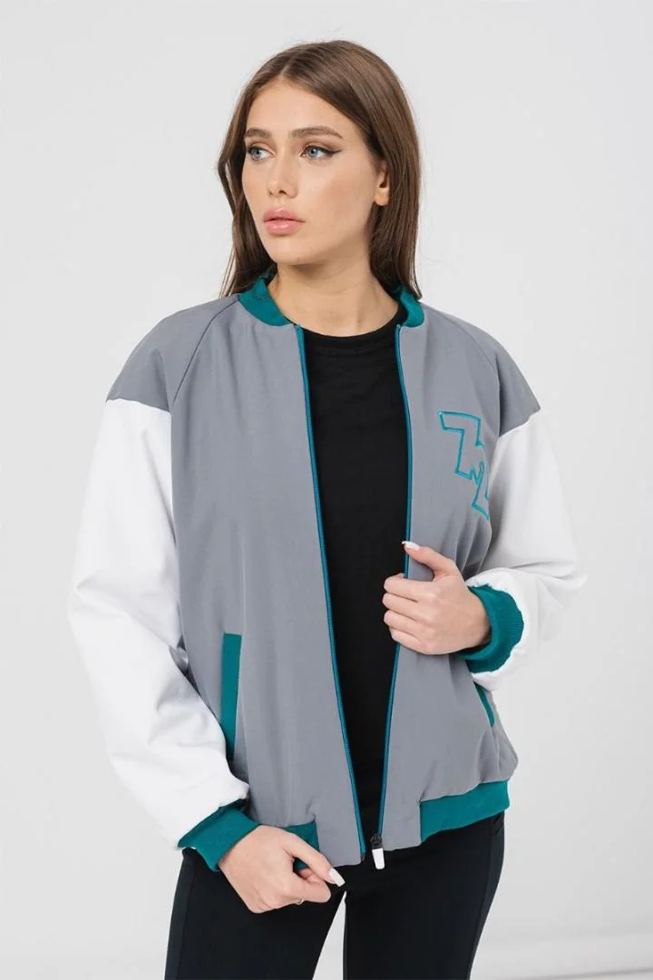 W JACHETA BOMBER GRI PETROL XL Pegas