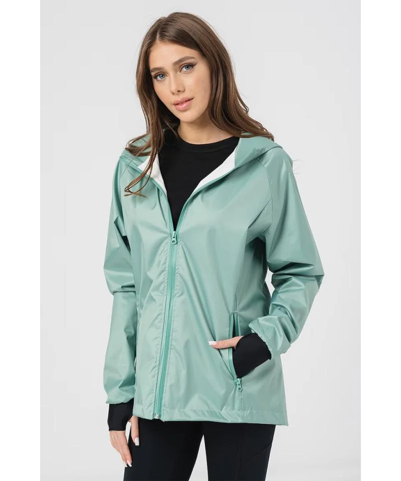 JACHETA WATERPROOF F GRANITE GREEN-XS Pegas