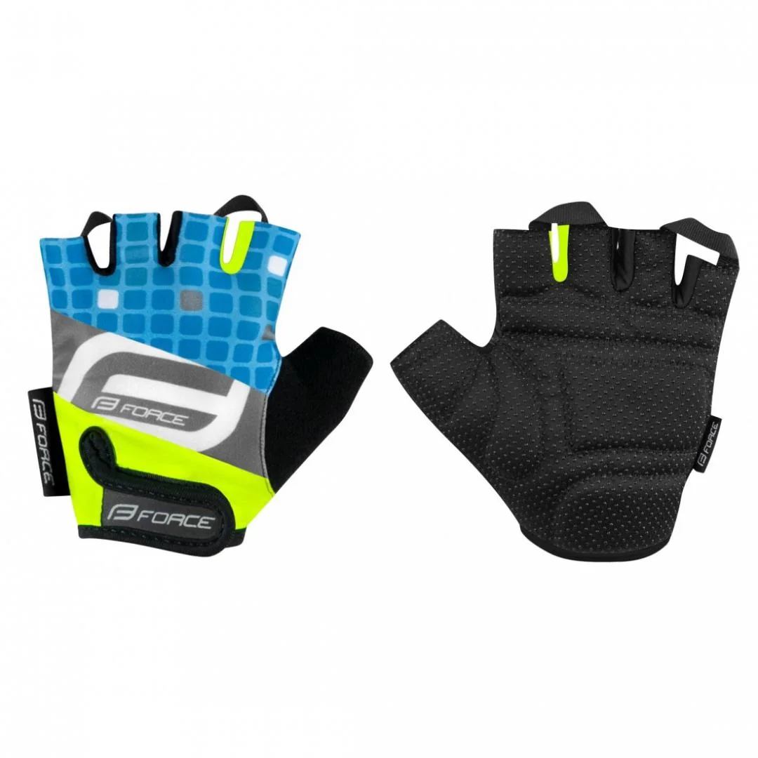 Manusi Force Kid F Square Albastru/Fluo L Pegas