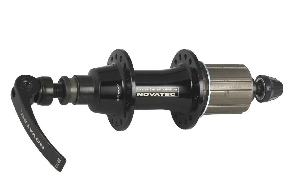 Butuc Spate NOVATEC F362TSBT-135-11S, Negru Anodized, 32H Pegas