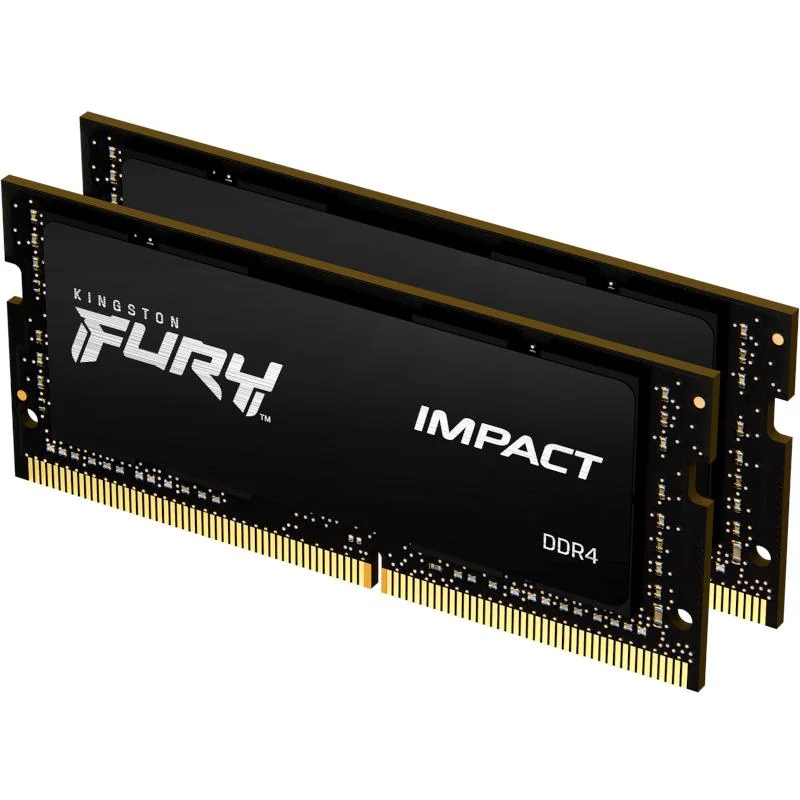 Memorie RAM notebook Kingston, SODIMM, DDR4, 32GB, 3200MHz, CL20, 1.2V, Kit of 2 Kingston
