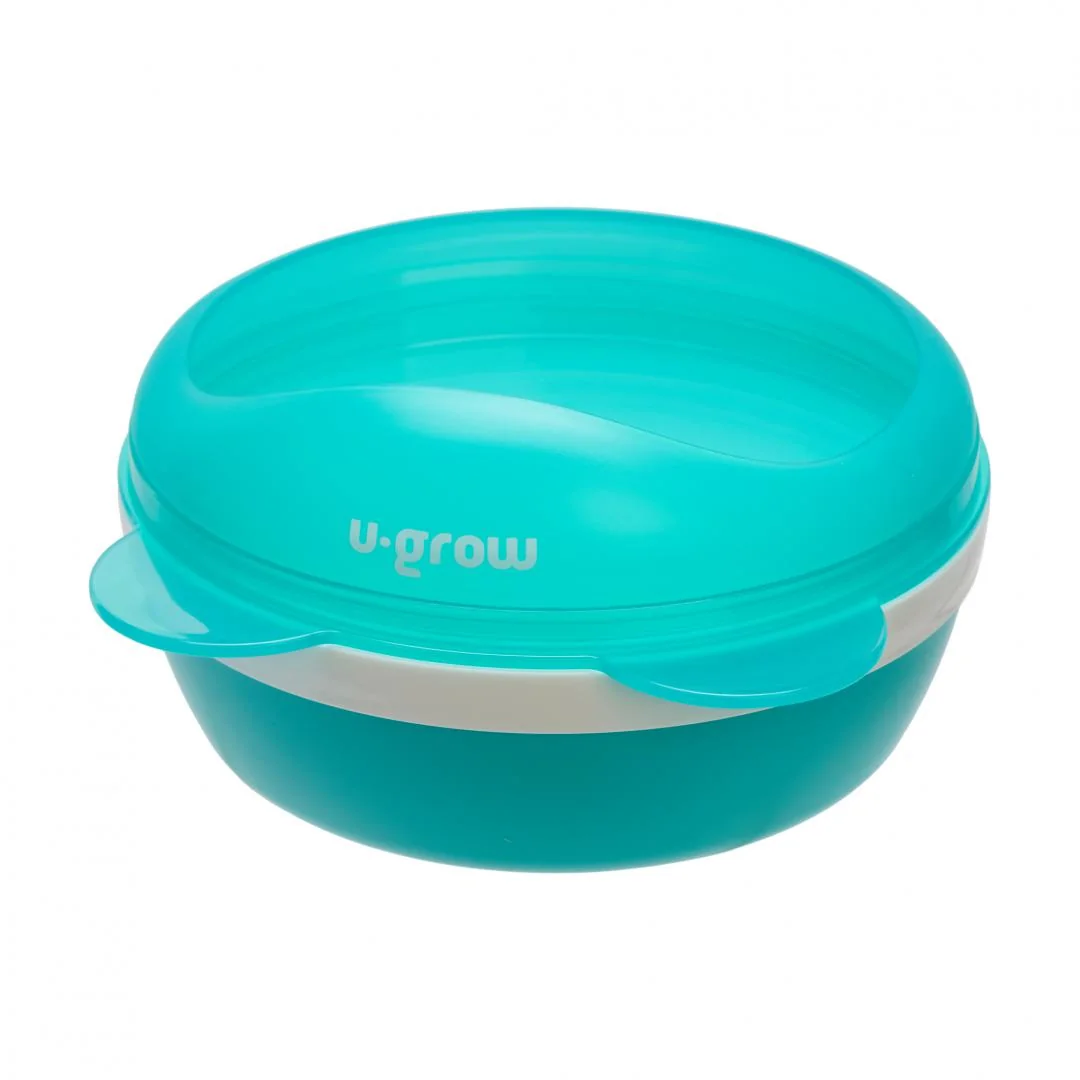 Bol 2 in 1 cu capac pentru diversificare ,U-Grow, 220 ml U-Grow