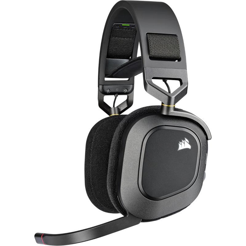 Casti cu microfon Corsair HS80 WIRELESS Surround 7.1, Multi-platform Gaming, 20Hz-40KHz, 32ohm, 116db, driver 50mm, autonomie