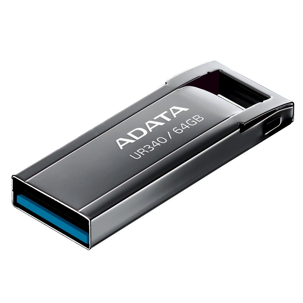 Memorie USB Flash Drive Adata UR340, 32GB, USB 3.2, black metalic | Altamag.ro