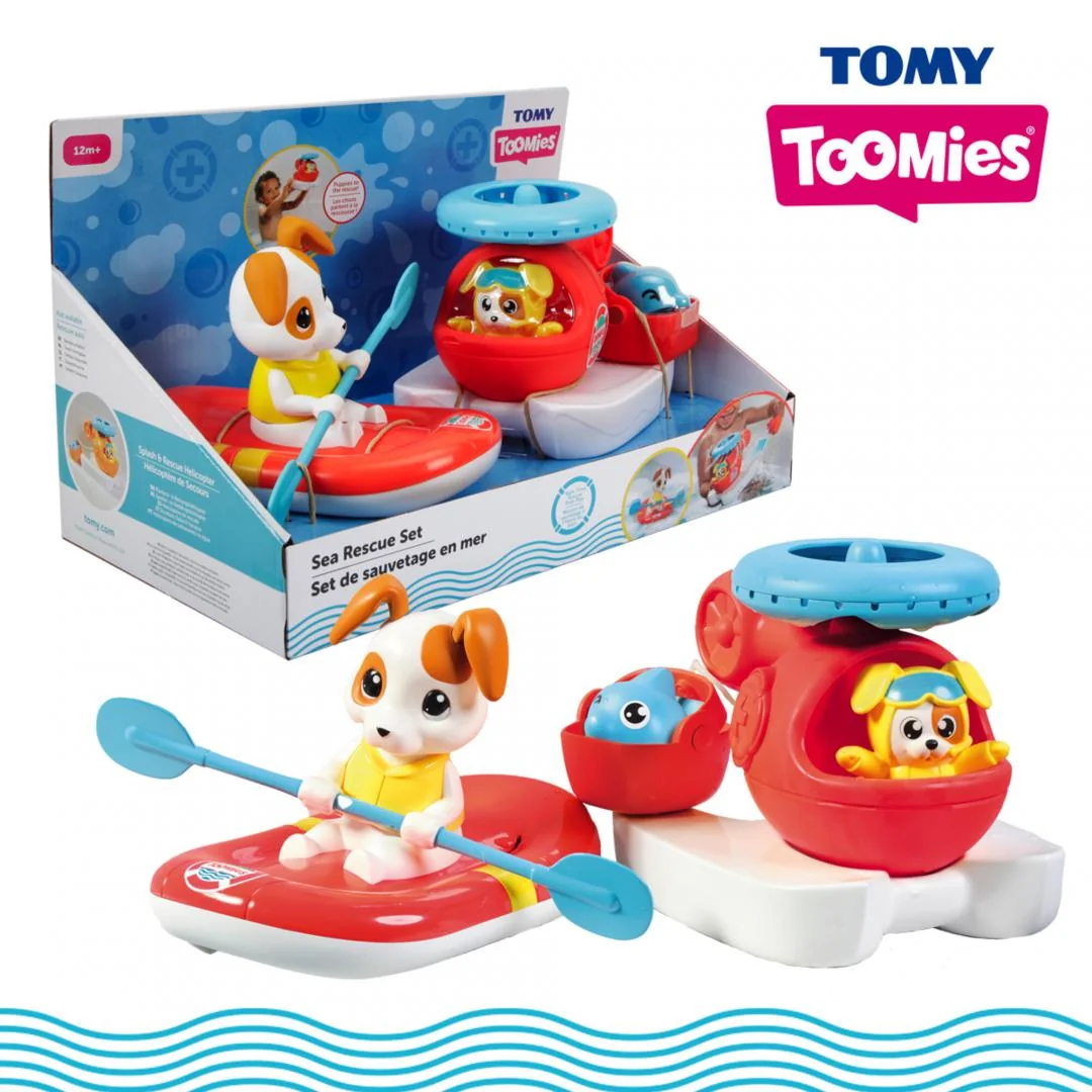 JUCARIE DE BAIE, ELICOPTER DE SALVARE SI BARCA, TOMY Tomy