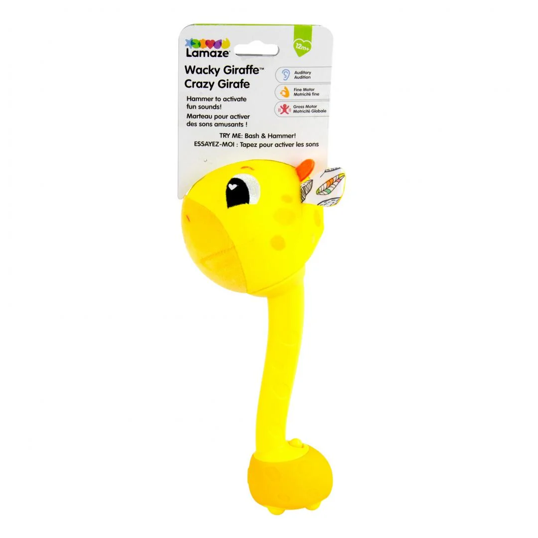 JUCARIE PENTRU BEBELUSI CU SUNETE, GIRAFA GIGI, LAMAZE Tomy