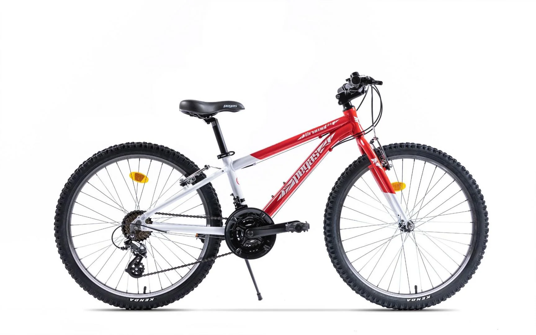 DRUMET 24'' ROSU ALB Pegas