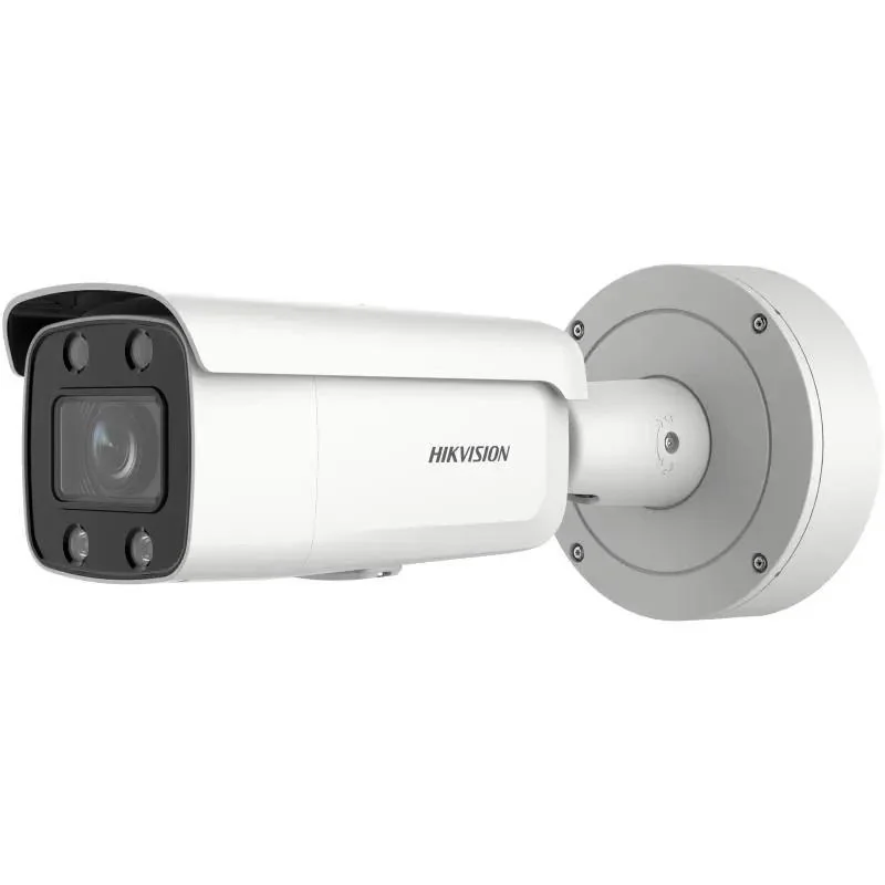 Camera Hikvision DS-2CD2647G2-LZS(C) 4 MP ColorVu Motorized Varifocal 3.6 to 9 mm, horizontal FOV 92.3° to 48°, vertical FOV 48.4° to 27°, diagonal FOV 112.2° to 55°, Image Sensor 1/1.8" Progressive Scan CMOS ,Color: 0.0005 Lux @ (F1.0, AGC ON), White