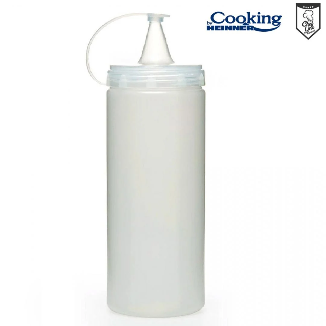 STICLA DISPENSER PENTRU SOSURI 1000 ML TRANSPARENT, CHEF LINE, COOKING BY HEINNER Heinner