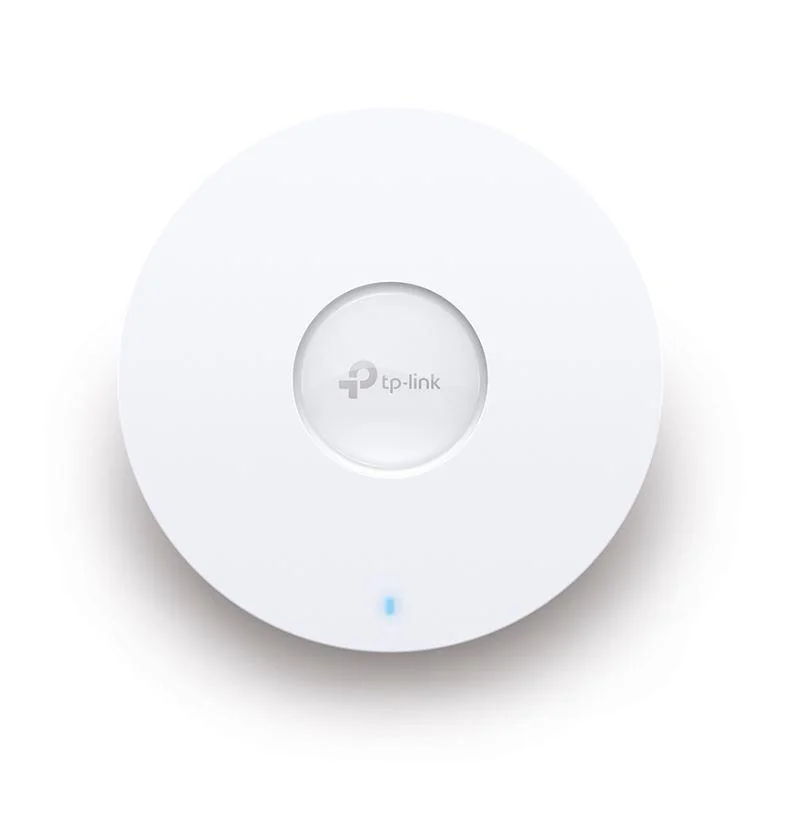 "AX3000 Ceiling Mount Dual-Band Wi-Fi 6 Access Point PORT:1× Gigabit RJ45 Port SPEED:574Mbps at  2.4 GHz + 2402 Mbps at 5 GHz FEATURE: 802.3at POE and 12V DC, 2×Internal Antennas, 160MHz  Supported, MU-MIMO, Seamless Roaming, Band Steering, Beamforming,