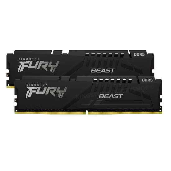 Memorie RAM Kingston DDR5 64GB 5600MHz CL40 1.25V Dual Channel Kit Fury Beast Black XMP Kingston