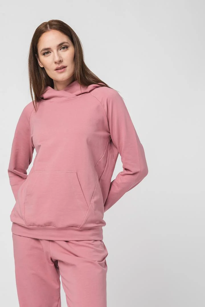 HANORAC COTON RAGLAN FEMEI PINK-L Pegas