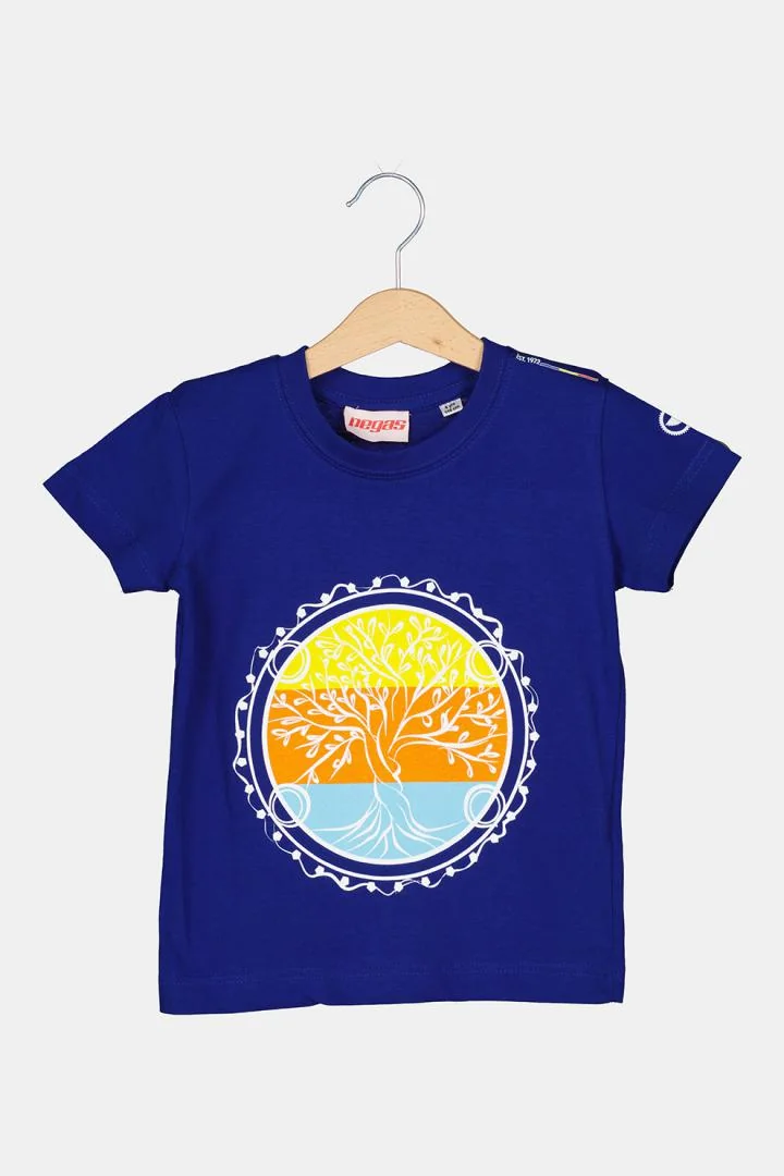 TRICOU ROATA FAMILIE COPII ROYAL BLUE-8 Pegas