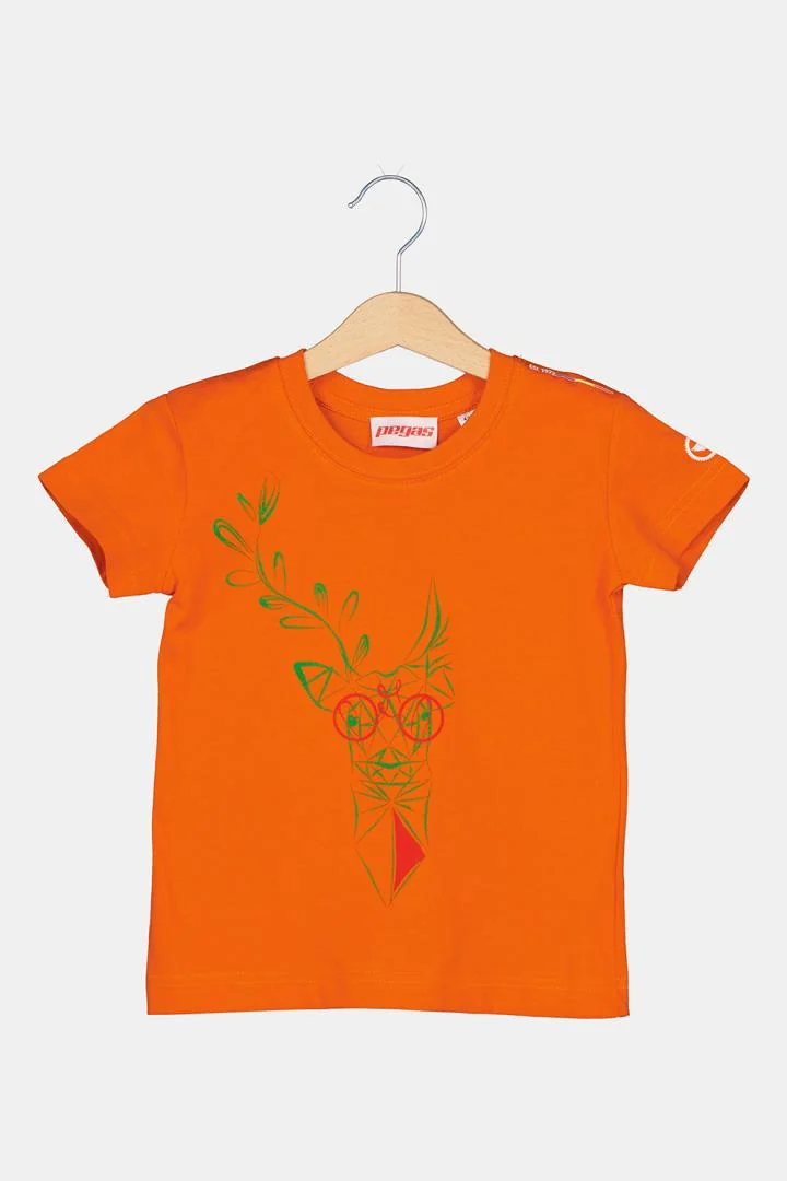 TRICOU CERB FAMILIE COPII ORANGE-4 Pegas
