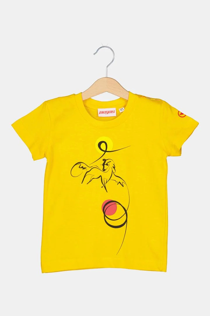 TSHIRT CASUAL C CAL PEGAS YELLOW-10 Pegas