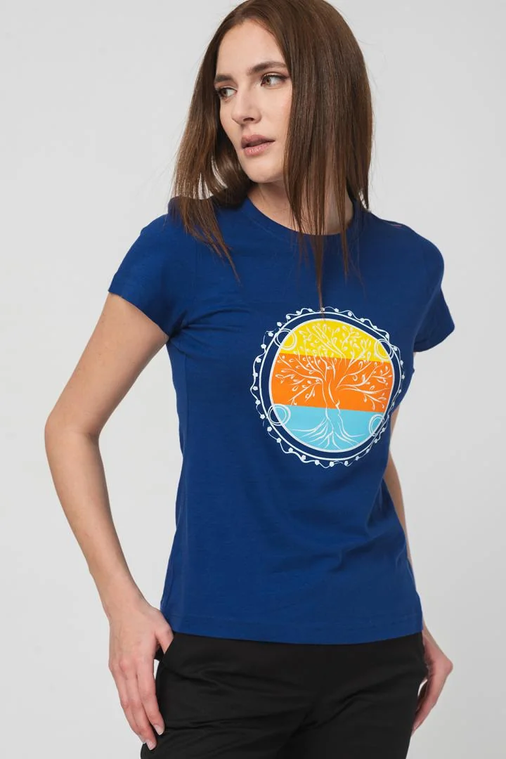TRICOU ROATA FAMILIE FEMEI ROYAL BLUE-XS Pegas