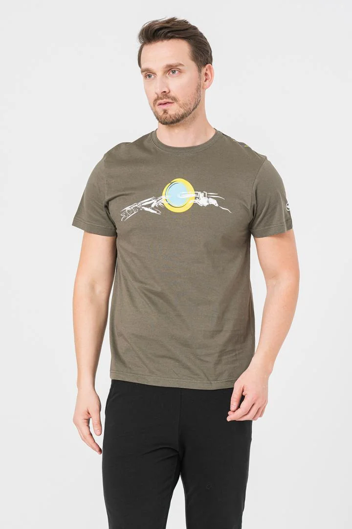 TRICOU CASUAL MANA BICICLETA BARBATI CASTOR GRAY-XL Pegas