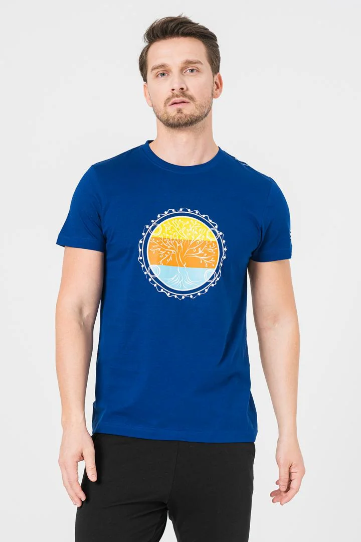 TRICOU  ROATA FAMILIE BARBATI   ROYAL BLUE-M Pegas